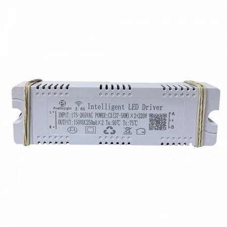 Комплектующие LED DRIVER 2.4G BT - CX(37-50W)*2+220V