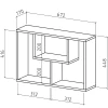 Полка навесная 3152131