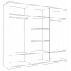 Шкаф-купе Кааппи 10 2100x600