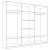 Шкаф-купе Кааппи 11 2100x600 Шкаф-купе Кааппи 11 2100x600