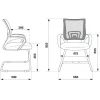 Кресло CH-695N-AV/B/TW-11