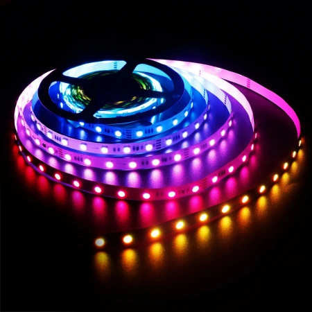 Светодиодная лента Бегущая волна 12 В 7,2 Вт/м 30 Led/м 5050 IP20, RGB 5 м Elektrostandard 5050 12V 30Led 7,2W RW IP20 (5m)