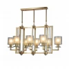 Подвесная люстра Lumina Deco Manhattan LDP 8012-8P F.GD