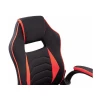 Компьютерное кресло Plast 1, красный, черный, текстиль
