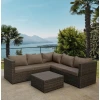 Набор уличный YR825A Brown/Beige Набор уличный YR825A Brown/Beige