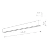 Настенный светильник Nowodvorski Straight Wall Led L 7566