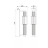Настенный светильник Maytoni Verticale MOD308WL-L9GR3K