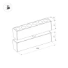 Трековый светодиодный светильник Arlight Mag-Dots-Fold-25-S400-12W Day4000 034220 Трековый светодиодный светильник Arlight Mag-Dots-Fold-25-S400-12W Day4000 034220
