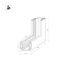 Коннектор L-образный внутренний Arlight Mag-Orient-Con-2620-L90-INT 036022