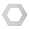 Подвесной светодиодный cветильник Geometria ЭРА Hexagon SPO-124-W-40K-051 51Вт 4000К белый Б0050556