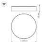 Потолочный светодиодный светильник Arlight SP-Rondo-R210-20W Warm3000 022905(2) Потолочный светодиодный светильник Arlight SP-Rondo-R210-20W Warm3000 022905(2)