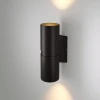 Уличный настенный светодиодный светильник Elektrostandard Liberty 35124/U черный a060094