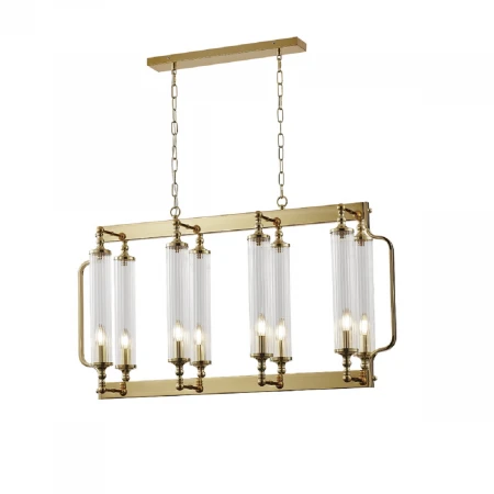 Подвесная люстра Crystal Lux TOMAS SP8 L1000 BRASS