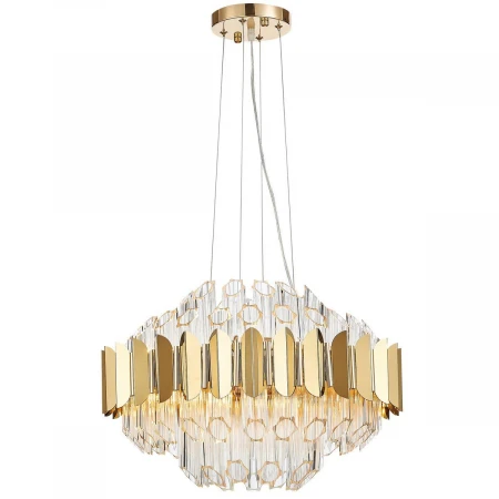 Подвесная люстра Natali Kovaltseva Rivera 81443/8C Gold