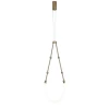 Подвесной светодиодный светильник Indigo Corda 14010/1P Brass V000062L