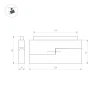 Трековый светодиодный светильник Arlight Mag-Orient-Flat-Fold-S230-12W Warm3000 035859(1) Трековый светодиодный светильник Arlight Mag-Orient-Flat-Fold-S230-12W Warm3000 035859(1)