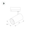 Трековый светодиодный светильник Arlight LGD-SPOT-2TR-R45-7W Day4000 (GD, 24 deg, 230V) 042543 Трековый светодиодный светильник Arlight LGD-SPOT-2TR-R45-7W Day4000 (GD, 24 deg, 230V) 042543