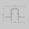 Шинопровод Maytoni Technical Magnetic track system Exility TRX034-423.12B