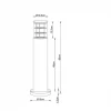 Уличный светильник Arte Lamp Tokyo A5316PA-1BK