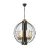Подвесная люстра Lumina Deco Ponti LDP 1245-5 BK+MD