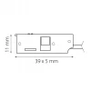 Питание боковое Lightstar Linea 506117 Питание боковое Lightstar Linea 506117