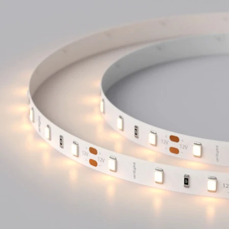 Светодиодная лента Arlight 7,2W/m 60LED/m 2835SMD теплый белый 5M 018108(2) Светодиодная лента Arlight 7,2W/m 60LED/m 2835SMD теплый белый 5M 018108(2)