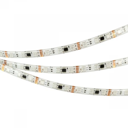 Светодиодная лента герметичная Arlight 14W/m 60LED/m 5060SMD разноцветный 5М DMX-SE-B60-10mm 12V 039604