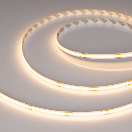 Светодиодная лента Arlight 8W/m 320LED/m CSP теплый белый 50М COB-X320-8mm 48V Warm2700 043242 Светодиодная лента Arlight 8W/m 320LED/m CSP теплый белый 50М COB-X320-8mm 48V Warm2700 043242