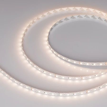Светодиодная лента Arlight 8W/m 80Led/m 2835SMD теплый белый 5M RZ-A80-8mm 24V Warm3500 046014