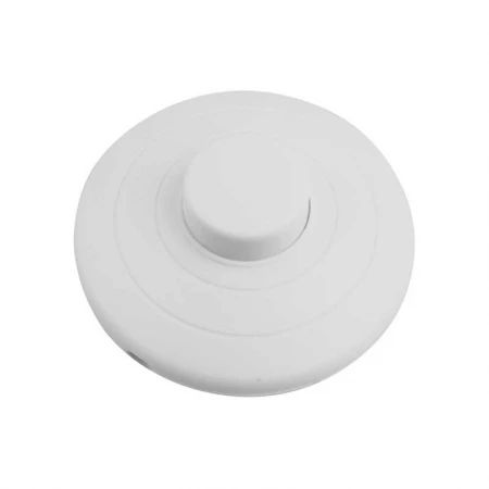 Выключатель-кнопка 250V 2А ON-OFF белый (напольный - для лампы) REXANT 36-3015