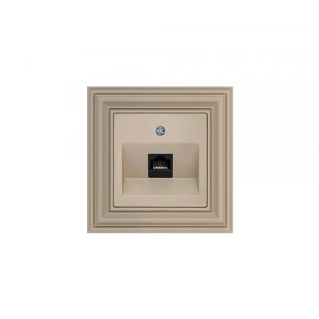Розетка RJ45 Liregus Retro кремовый омбре 29-136