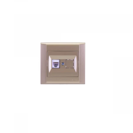 Розетка комп. двойная (1 шт. cat 5) Makel Defne 42057035