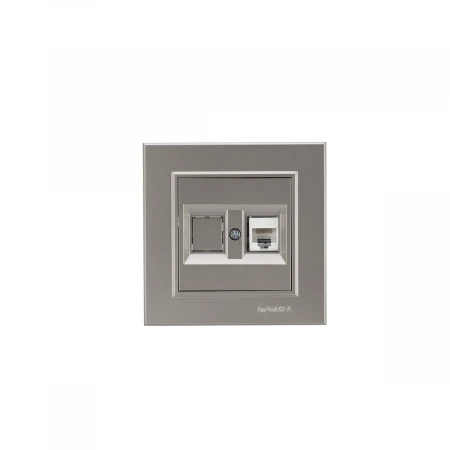 Розетка комп. двойная (1 шт. cat 5) Makel Karea 56052035