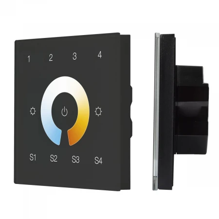 Панель управления Arlight Dali-901-11-4G-4SC-Mix-DT8-IN Black 037197 Панель управления Arlight Dali-901-11-4G-4SC-Mix-DT8-IN Black 037197