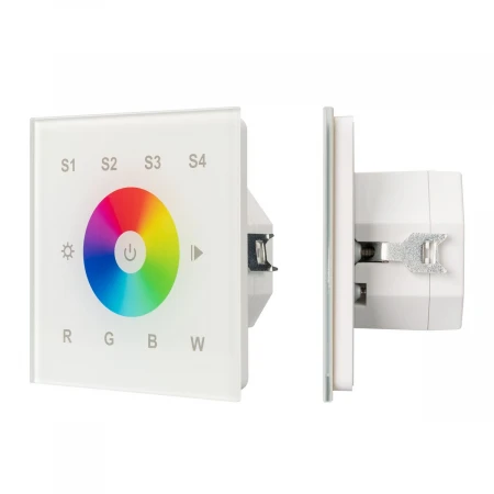 Панель управления Arlight Dali-901-11-4G-RGBW-DT8-IN White 037202 Панель управления Arlight Dali-901-11-4G-RGBW-DT8-IN White 037202