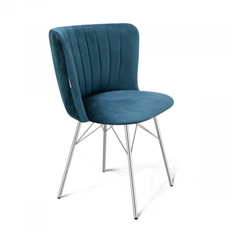 Кухонный стул Sheffilton SHT-ST36-1/S64 тихий океан/хром лак 5545439903