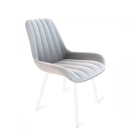 Кухонный стул Sheffilton SHT-ST37/S95-1 серое облако/белый муар 2779297803