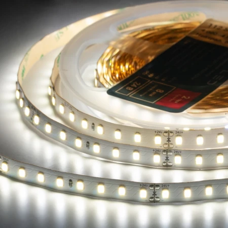 Лента светодиодная ELFLED PRO140, 112/м (2835), 24В, 10Вт/м, 5м, белый нейтральный 4000-4500К ELFLED-24112-PRO140nw Лента светодиодная ELFLED PRO140, 112/м (2835), 24В, 10Вт/м, 5м, белый нейтральный 4000-4500К ELFLED-24112-PRO140nw