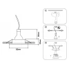 Встраиваемый светильник Ambrella Light Techno Spot Standard Tech TN102725