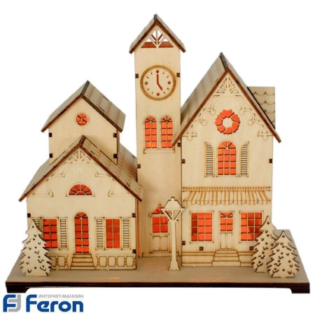 Световая фигура "городская ратуша", lt095