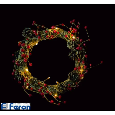 Световая фигура "венок с ягодами", lt058