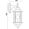 Светильник садово-парковый, 60w 230v e27 черное золото, pl121