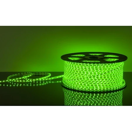 Светодиодная лента 3528/60 led 4,4w 220v ip65 зеленый свет