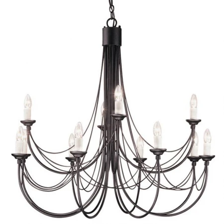 Люстра Elstead Lighting CB12 BLACK CARISBROOKE