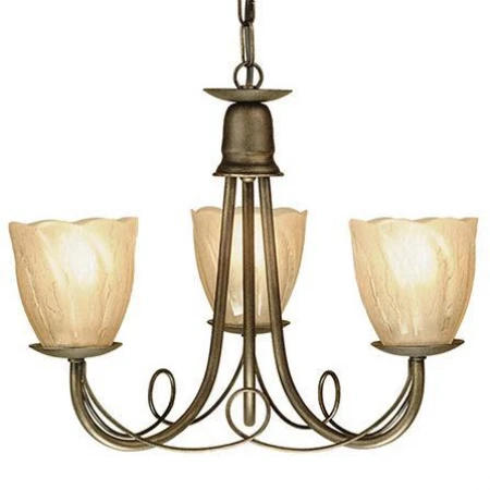 Люстра Elstead Lighting MN3 BLK/GOLD MINSTER