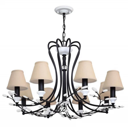 Люстра Favourite 2174-8P Laurel black