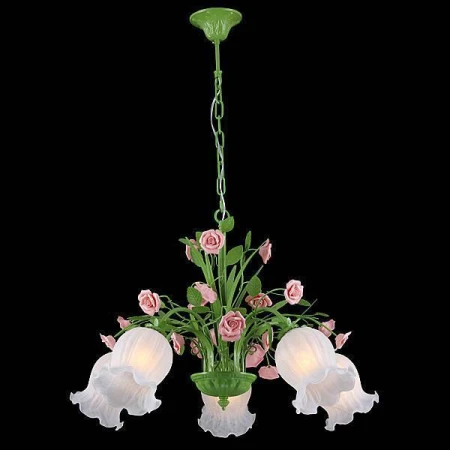 Люстра Natali Kovaltseva 11470/5C GREEN ROSE
