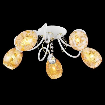 Люстра Natali Kovaltseva 11439/5C WHITE&GOLD 11439