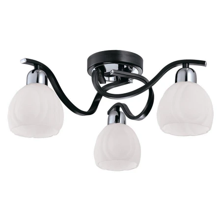 Люстра IDLamp 389/3PF-Blackchrome