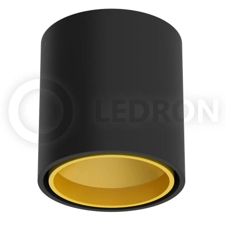 Точечный светильник LEDRON KEA R ED-GU10 BLACK/GOLD